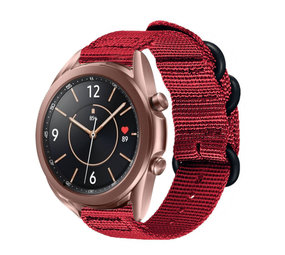 Strap-it Samsung Galaxy Watch 3 41mm Nylon Strap with Buckle (Red) Strap-it Samsung Galaxy Watch 3 41mm Nylon Strap with Buckle (Red)