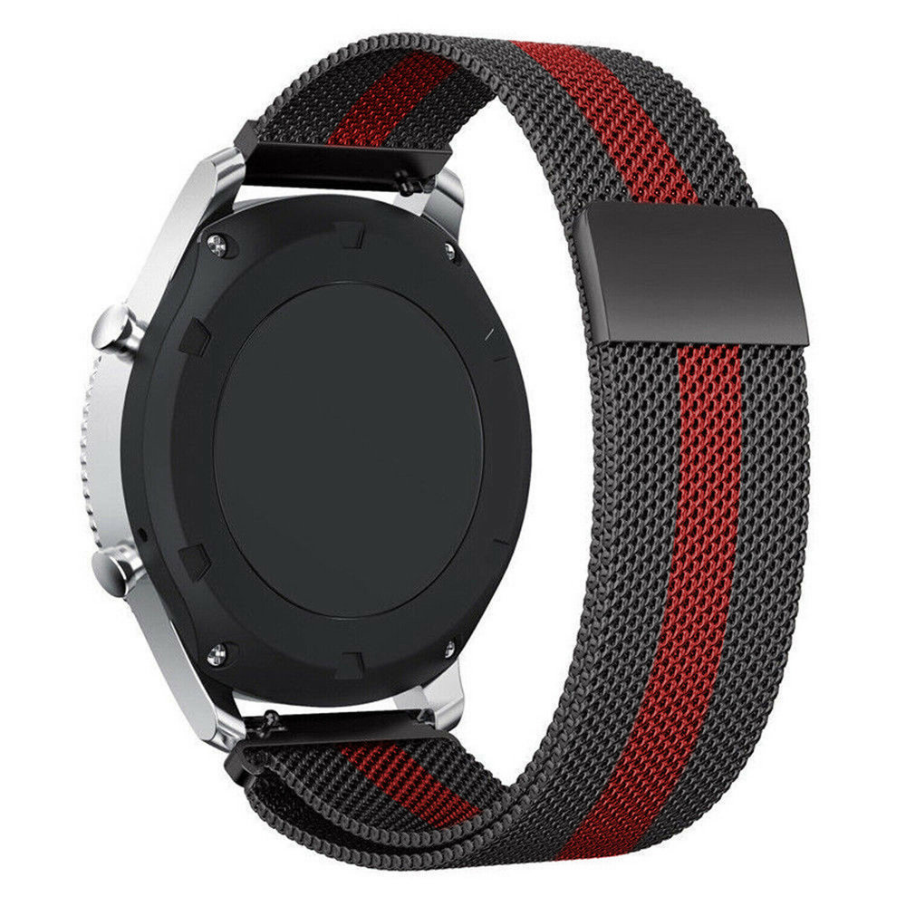 Strap-it Strap-it Samsung Galaxy Watch 3 41mm Milanese Strap (Black/Red) Strap-it Strap-it Samsung Galaxy Watch 3 41mm Milanese Strap (Black/Red)