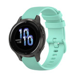 Strap-it Garmin Venu 2s Premium Silicone Strap (Aqua)