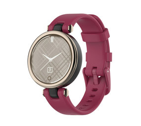 Strap-it Garmin Lily Silicone Strap (Burgundy)