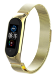 Strap-it Strap-it Xiaomi Mi Band 6 Milanese Strap (Gold)