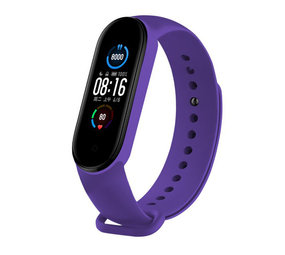 Strap-it Xiaomi Mi Band 6 Silicone Strap (Purple)