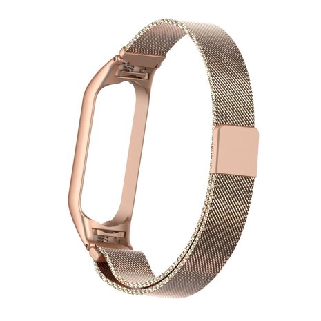 Strap-it Strap-it Xiaomi Mi Band 6 Milanese Strap (Bronze Gold) Strap-it Strap-it Xiaomi Mi Band 6 Milanese Strap (Bronze Gold)