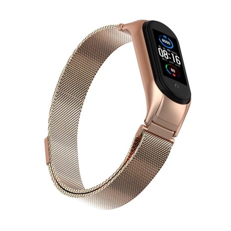 Strap-it Strap-it Xiaomi Mi Band 6 Milanese Strap (Bronze Gold) Strap-it Strap-it Xiaomi Mi Band 6 Milanese Strap (Bronze Gold)