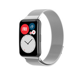 Strap-it Huawei Watch Fit Milanese Strap (Silver) Strap-it Huawei Watch Fit Milanese Strap (Silver)