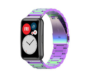Strap-it Huawei Watch Fit Steel Strap (Pearlescent) Strap-it Huawei Watch Fit Steel Strap (Pearlescent)
