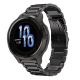 Strap-it Garmin Venu 2s Steel Strap (Black)