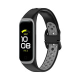 Strap-it Samsung Galaxy Fit 2 Sport Strap (Black/Grey)