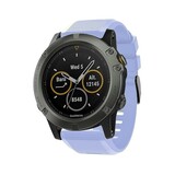 Strap-it Garmin Fenix 5x/6x Silicone Strap (Light Purple)