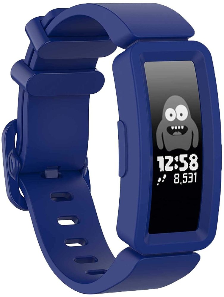 Strap-it Strap-it Fitbit Ace 2 Silicone Strap (Dark Blue)