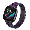 Strap-it Strap-it Fitbit Versa 3 Resin Strap (Black/Purple) Strap-it Strap-it Fitbit Versa 3 Resin Strap (Black/Purple)