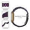 Strap-it Strap-it Fitbit Versa 3 Resin Strap (Black/Purple) Strap-it Strap-it Fitbit Versa 3 Resin Strap (Black/Purple)