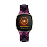 Strap-it Strap-it Fitbit Sense Resin Strap (Black/Purple) Strap-it Strap-it Fitbit Sense Resin Strap (Black/Purple)