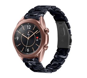 Strap-it Samsung Galaxy Watch 3 41mm Resin Strap (Black/White) Strap-it Samsung Galaxy Watch 3 41mm Resin Strap (Black/White)