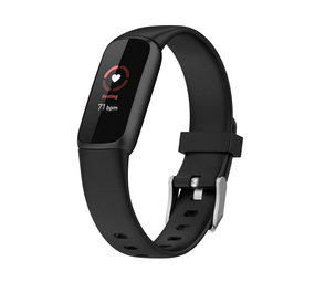 Strap-it Fitbit Luxe Silicone Strap (Black)