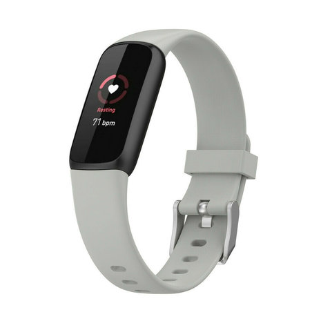 Strap-it Strap-it Fitbit Luxe Silicone Strap (Grey)