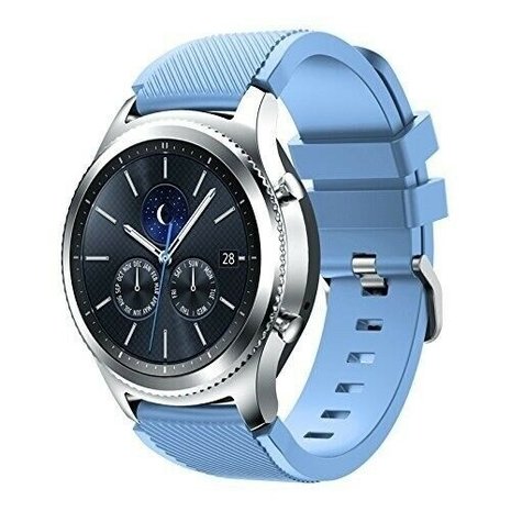 Strap-it Strap-it Samsung Gear S3 Silicone Strap (Baby Blue)