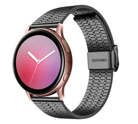 Strap-it Samsung Galaxy Watch Active Fine Steel Strap (Black) Strap-it Samsung Galaxy Watch Active Fine Steel Strap (Black)