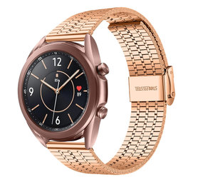 Strap-it Samsung Galaxy Watch 3 41mm Fine Steel Strap (Rose Gold) Strap-it Samsung Galaxy Watch 3 41mm Fine Steel Strap (Rose Gold)