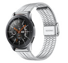 Strap-it Strap-it Samsung Galaxy Watch 46mm Fine Steel Strap (Silver)