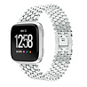 Strap-it Strap-it Fitbit Versa/Versa 2 Steel Strap Hexagons (Silver) Strap-it Strap-it Fitbit Versa/Versa 2 Steel Strap Hexagons (Silver)