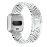 Strap-it Strap-it Fitbit Versa/Versa 2 Steel Strap Hexagons (Silver) Strap-it Strap-it Fitbit Versa/Versa 2 Steel Strap Hexagons (Silver)