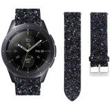 Strap-it Samsung Galaxy Watch 42mm Leather Glitter Strap (Black) Strap-it Samsung Galaxy Watch 42mm Leather Glitter Strap (Black)