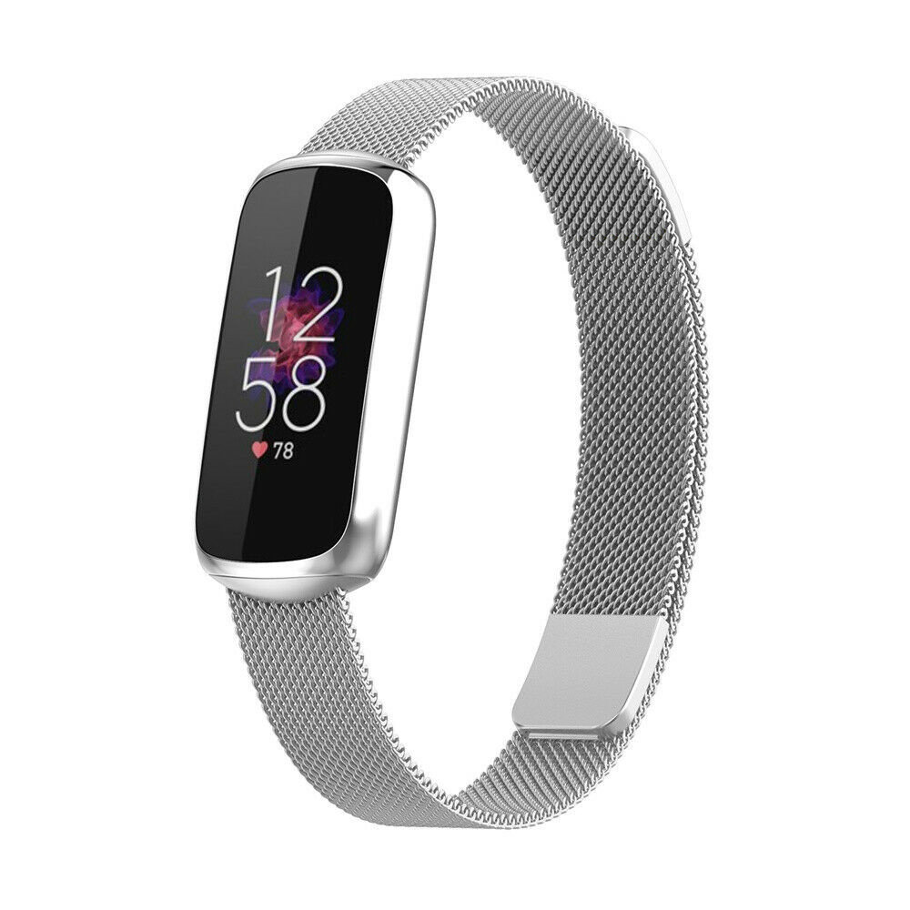 Strap-it Strap-it Fitbit Luxe Milanese Strap (Silver) Strap-it Strap-it Fitbit Luxe Milanese Strap (Silver)