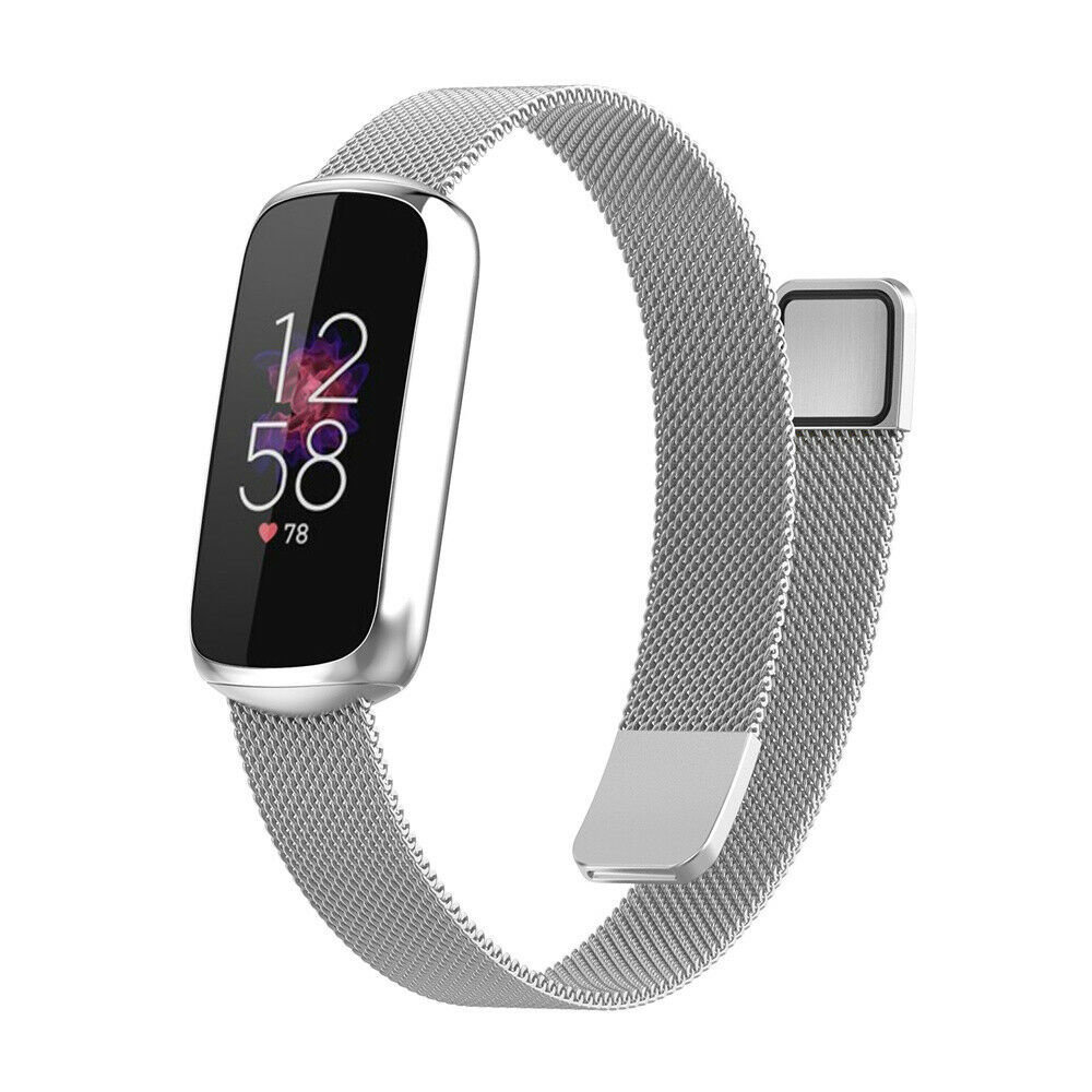 Strap-it Strap-it Fitbit Luxe Milanese Strap (Silver) Strap-it Strap-it Fitbit Luxe Milanese Strap (Silver)