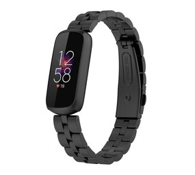 Strap-it Fitbit Luxe Steel Strap (Black) Strap-it Fitbit Luxe Steel Strap (Black)