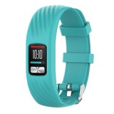 Strap-it Garmin Vivofit 4 Silicone Strap with Buckle (Aqua)