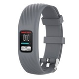 Strap-it Garmin Vivofit 4 Silicone Strap with Buckle (Grey)
