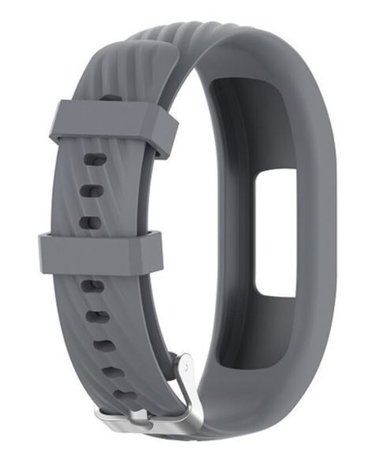 Strap-it Strap-it Garmin Vivofit 4 Silicone Strap with Buckle (Grey)