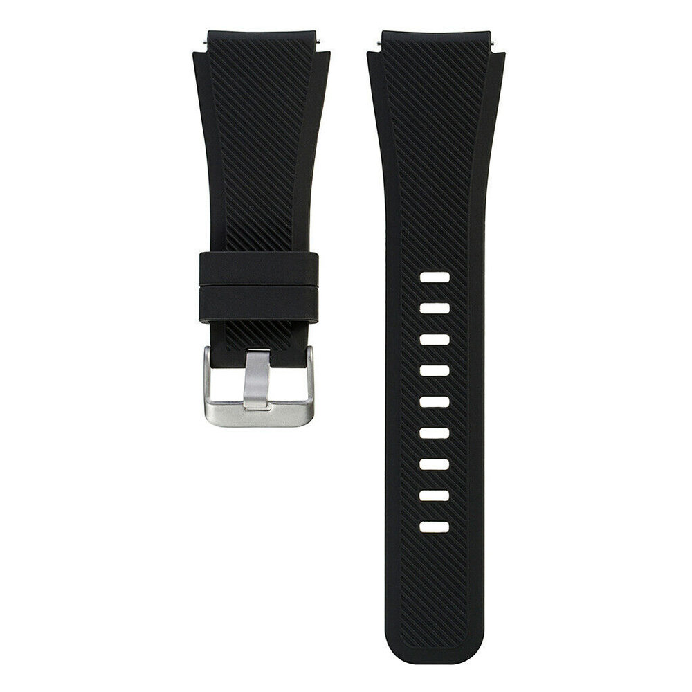 Strap-it Strap-it Samsung Galaxy Watch 4 40mm Silicone Strap with Buckle (Black) Strap-it Strap-it Samsung Galaxy Watch 4 40mm Silicone Strap with Buckle (Black)
