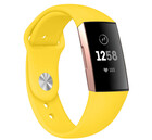 Strap-it Strap-it Fitbit Charge 3/4 Silicone Strap (Yellow)