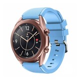 Strap-it Samsung Galaxy Watch 3 41mm Silicone Strap Perfect Fit (Sand Blue)