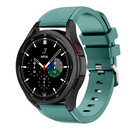 Strap-it Strap-it Samsung Galaxy Watch 4 Classic 42mm Silicone Strap with Buckle (Viridian)