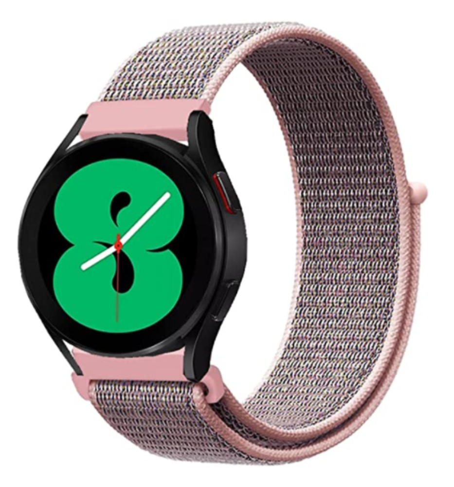 Strap-it Strap-it Samsung Galaxy Watch 4 40mm Nylon Strap (Pink Sand) Strap-it Strap-it Samsung Galaxy Watch 4 40mm Nylon Strap (Pink Sand)
