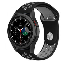 Strap-it Samsung Galaxy Watch 4 Classic Sport Strap (Black/Grey) Strap-it Samsung Galaxy Watch 4 Classic Sport Strap (Black/Grey)