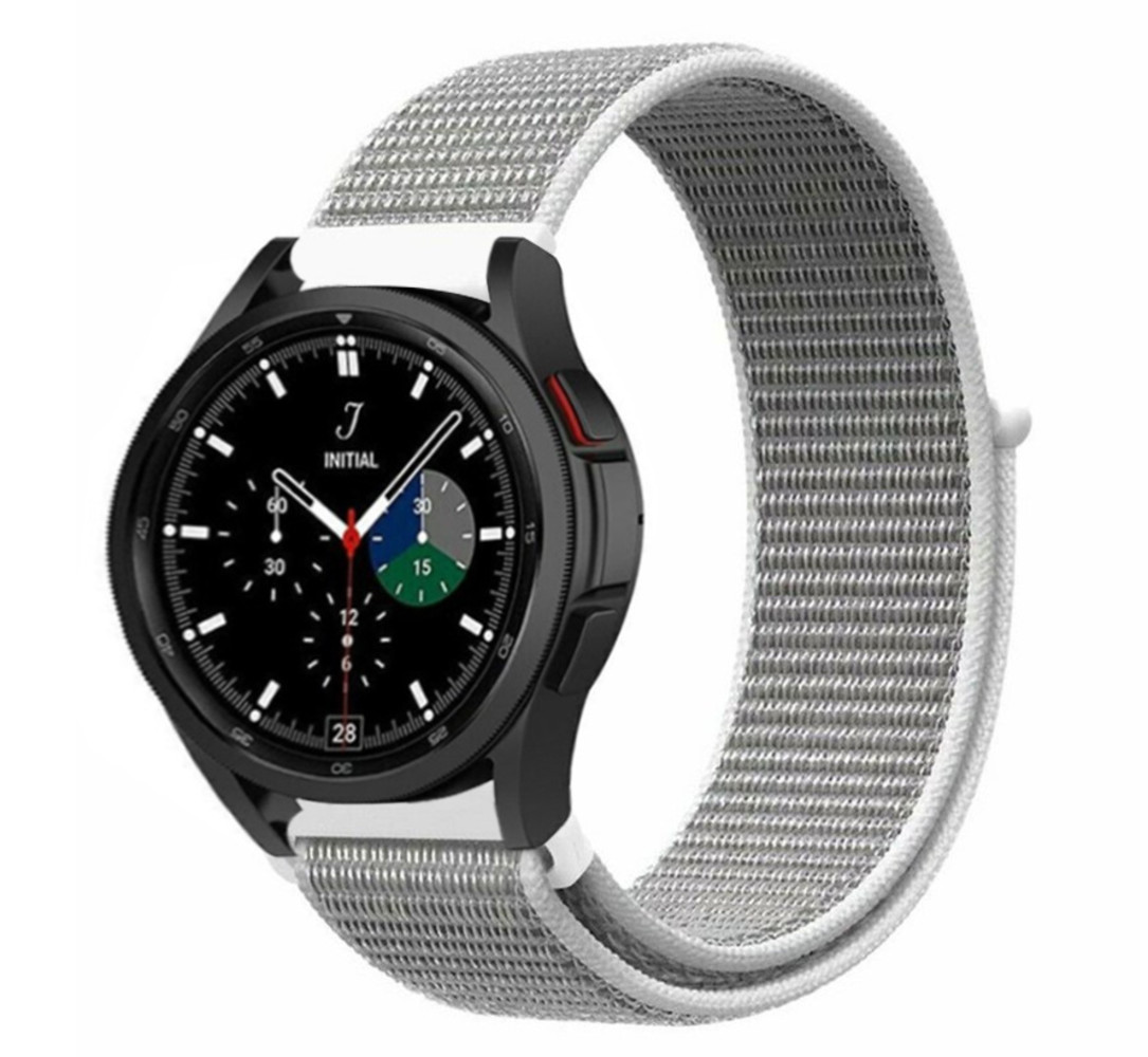 Strap-it Strap-it Samsung Galaxy Watch 4 Classic 42mm Nylon Strap (Grey) Strap-it Strap-it Samsung Galaxy Watch 4 Classic 42mm Nylon Strap (Grey)