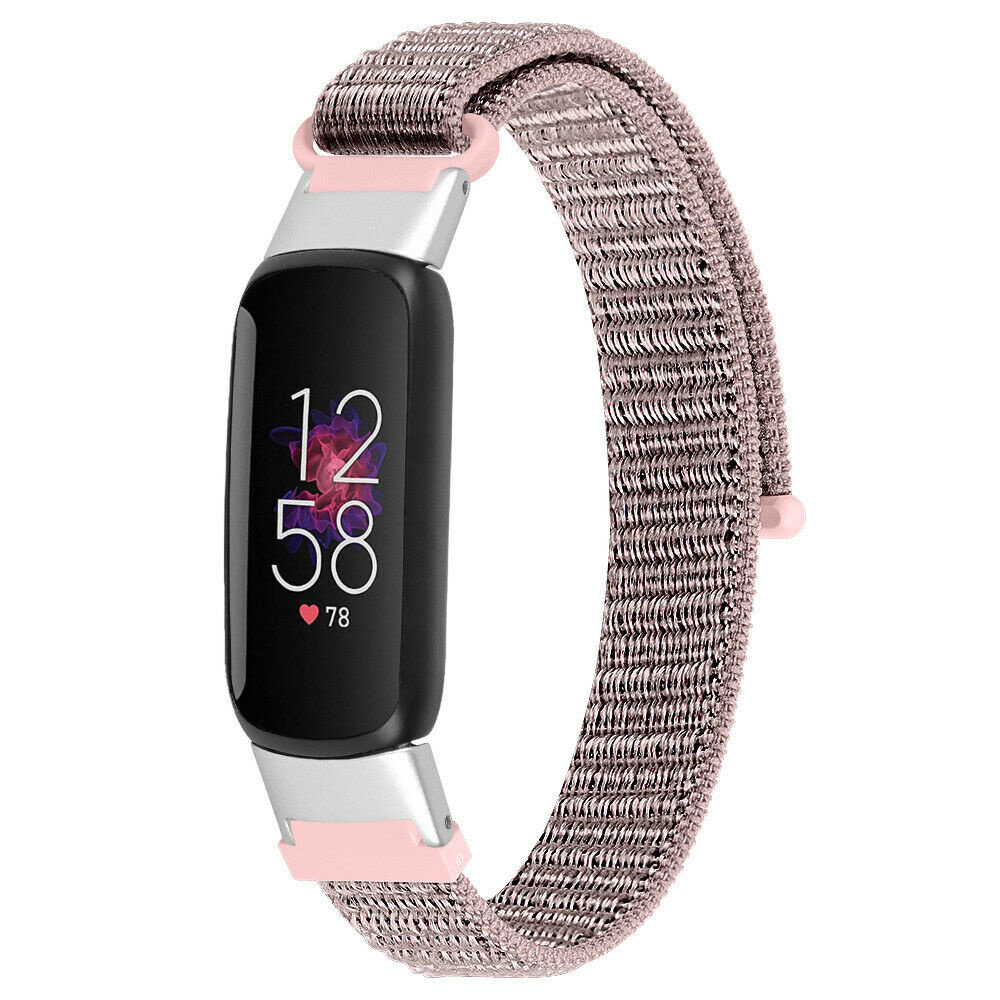 Strap-it Strap-it Fitbit Luxe Nylon Strap (Pink) Strap-it Strap-it Fitbit Luxe Nylon Strap (Pink)