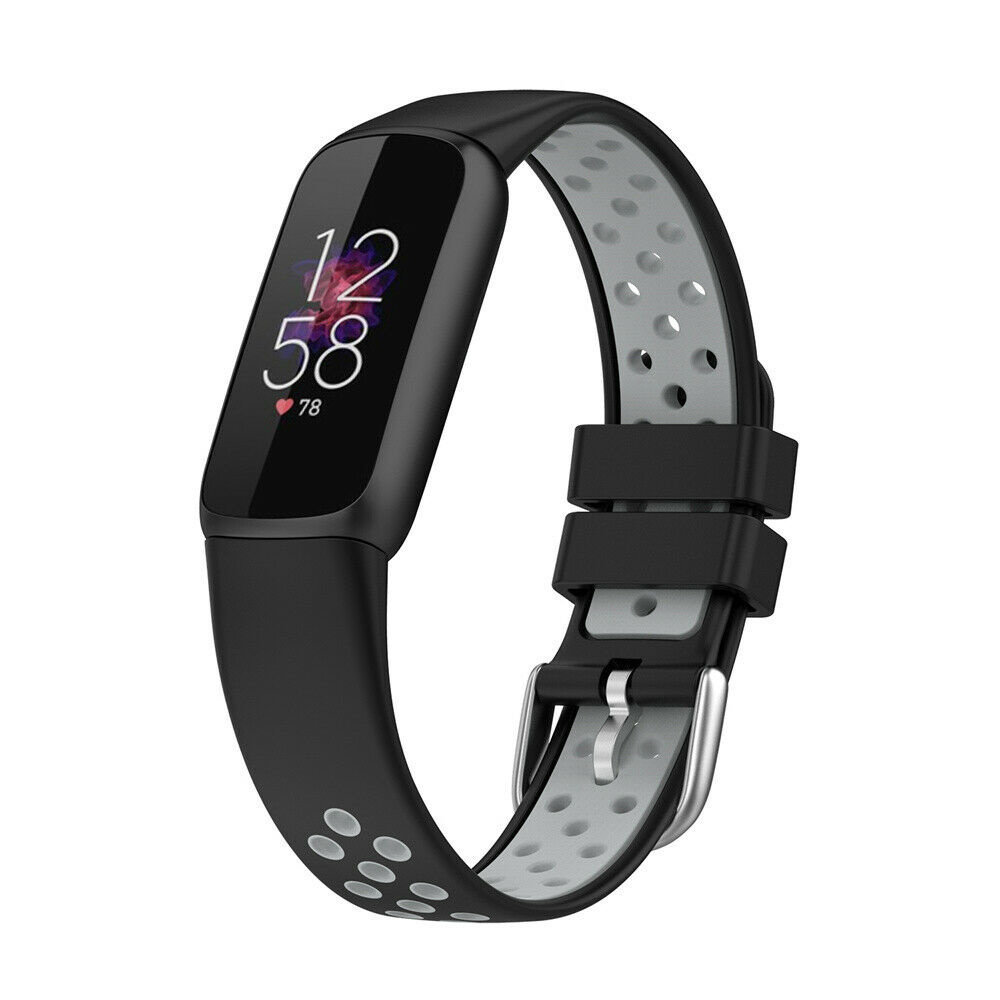Strap-it Strap-it Fitbit Luxe Sport Strap (Black/Grey) Strap-it Strap-it Fitbit Luxe Sport Strap (Black/Grey)