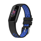 Strap-it Fitbit Luxe Sport Strap (Black/Blue) Strap-it Fitbit Luxe Sport Strap (Black/Blue)