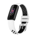 Strap-it Fitbit Luxe Sport Strap (White/Black) Strap-it Fitbit Luxe Sport Strap (White/Black)