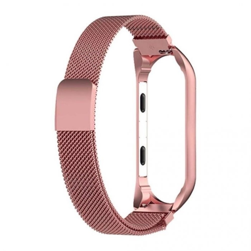 Strap-it Strap-it Xiaomi Mi Band 3/4 Milanese Strap (Pink) Strap-it Strap-it Xiaomi Mi Band 3/4 Milanese Strap (Pink)