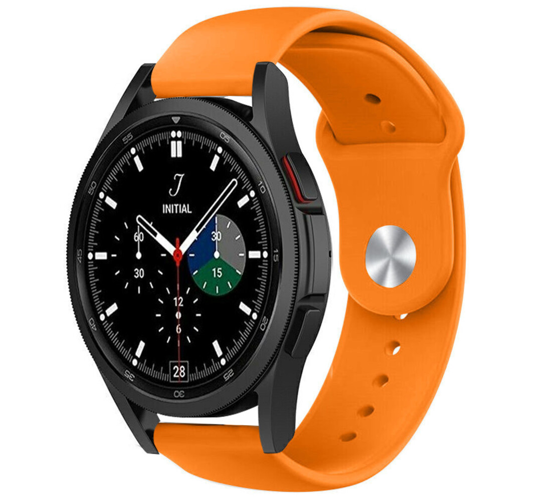 Samsung Galaxy Watch 4 Classic 42mm Silicone Strap Orange