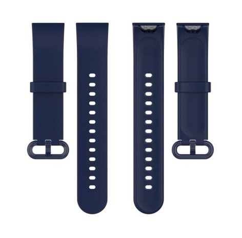 Strap-it Strap-it Xiaomi Mi Watch Lite Silicone Strap (Dark Blue)