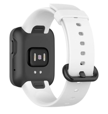 Strap-it Strap-it Xiaomi Mi Watch Lite Silicone Strap (White)