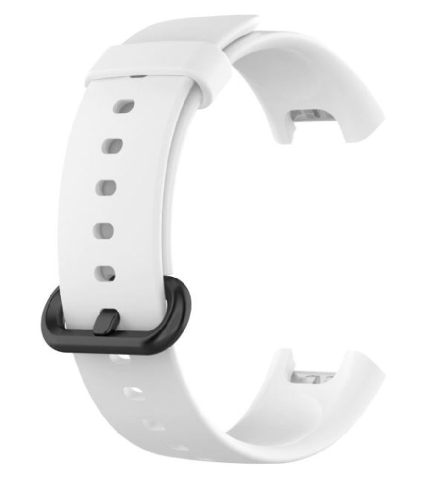 Strap-it Strap-it Xiaomi Mi Watch Lite Silicone Strap (White)