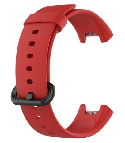 Strap-it Strap-it Xiaomi Mi Watch Lite Silicone Strap (Red)
